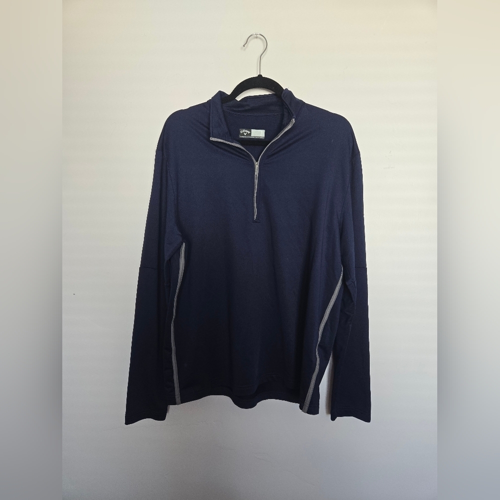Callaway Navy Quarter-Zip Pullover